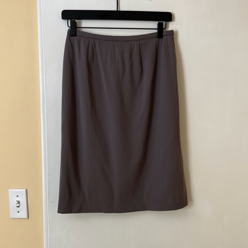 Giorgio Armani Brown Straight Pencil Skirt